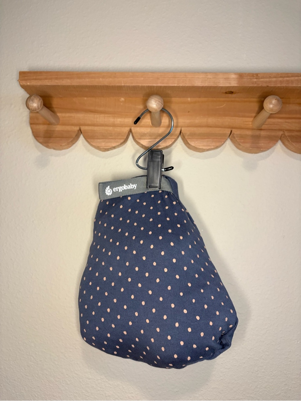Ergobaby Navy Polka Dot Kids wrap carrier